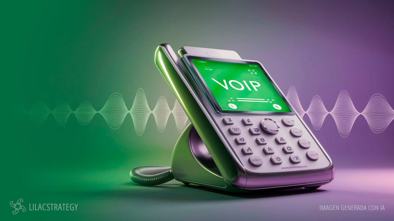 Telefono VoIP generado por IA