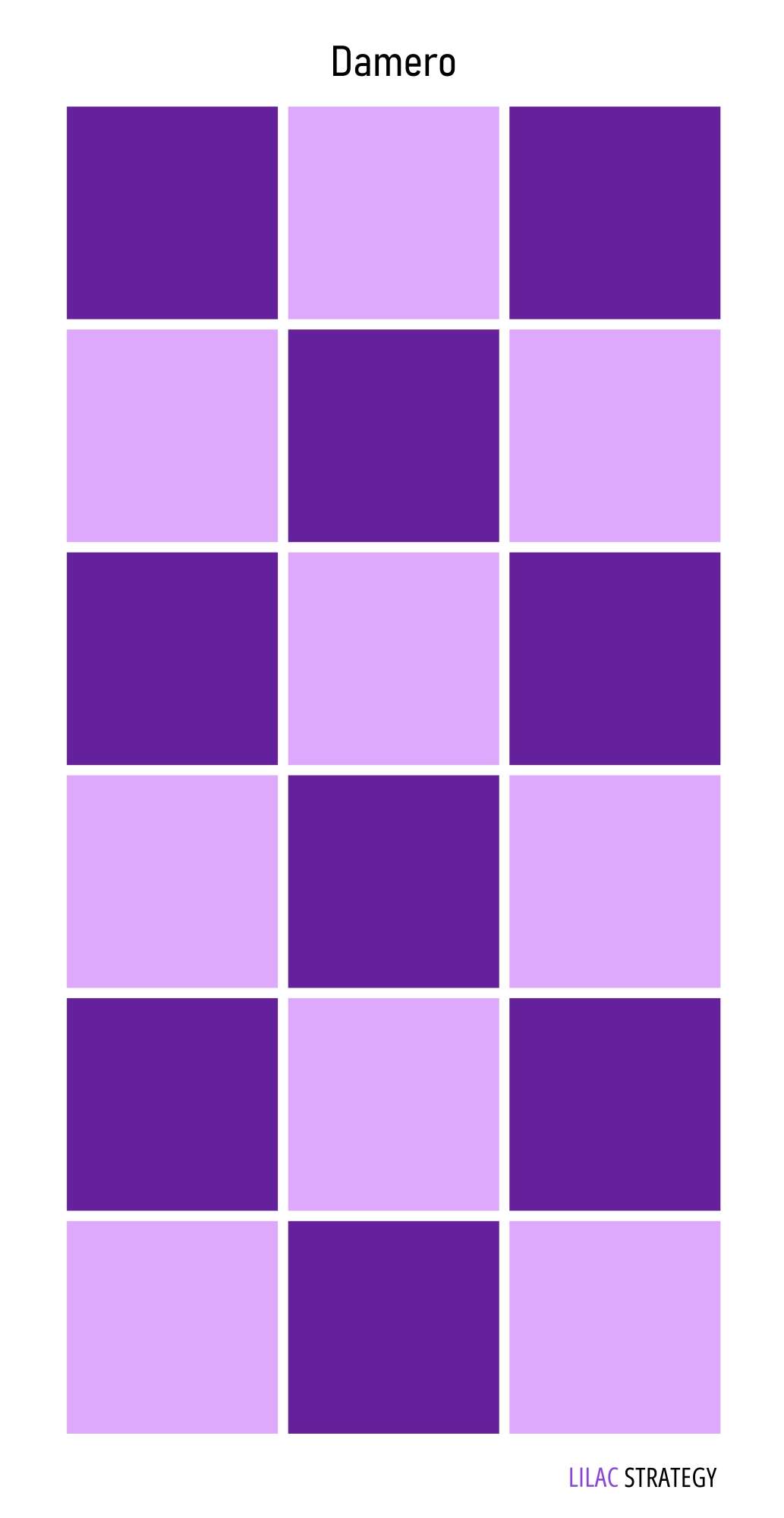 Grilla Tonal para Instagram Damero