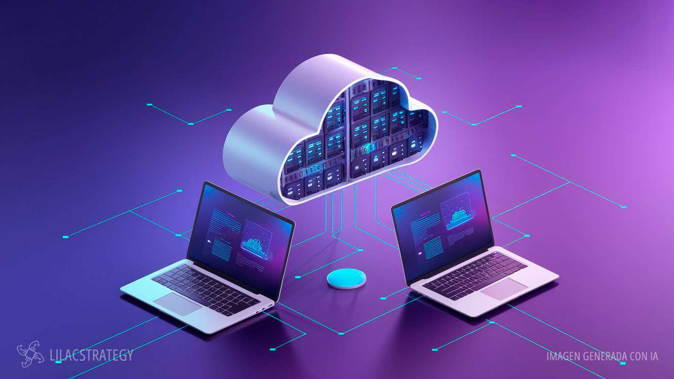 almacenamiento en la nube creado por IA